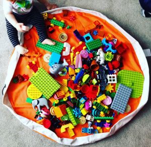 Stuffel Toy Storage Bags Review & Demonstration - Large & Mini A Mum Reviews