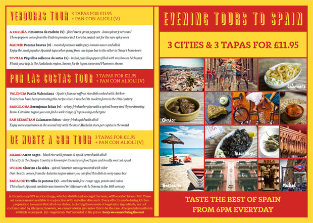 Tapas Revolution Review - the New Evening Tours of Spain Menu A Mum Reviews