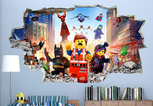 Love Sticker Vinyl Wall Art Review Lego Movie Bedroom