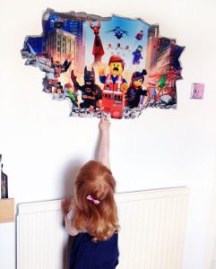 Love Sticker Vinyl Wall Art Review - Lego Movie Bedroom Decal A Mum Reviews