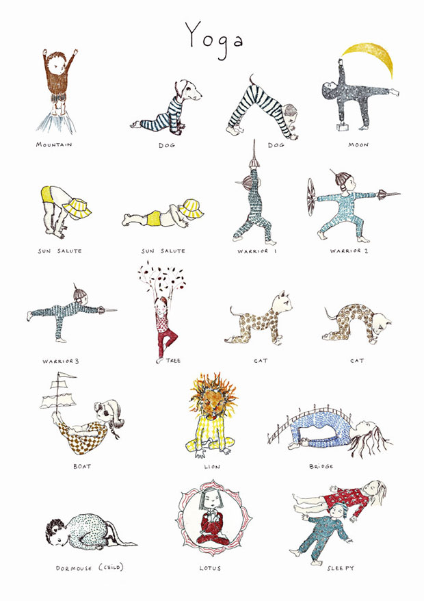 Book Review: Kids Yoga by Karin Eklund - An Illustrated Yoga Guide A Mum Reviews