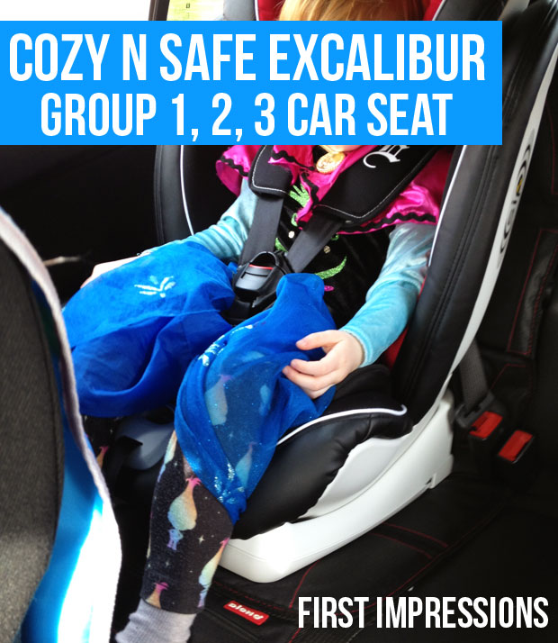 Cozy N Safe Excalibur Group 1 2 3 Car Seat First Impressions A Mum Reviews