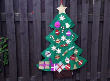 Mushy Moments Felt Christmas Tree + Stick On Decorations Review A Mum Reviews