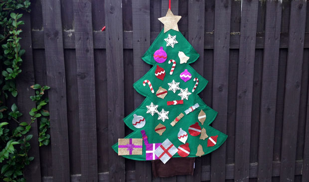 Mushy Moments Felt Christmas Tree + Stick On Decorations Review A Mum Reviews