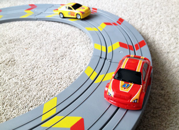 My First Scalextric review - Chilling with Lucas