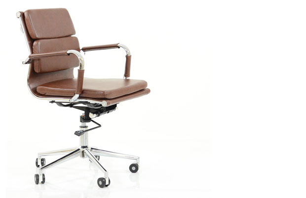 A New Office Chair | The Chester Padded Office Chair Vintage Brown A Mum Reviews