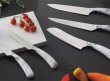 Kitchen Interior Details - Marble Kitchen Knives from Viners A Mum Reviews