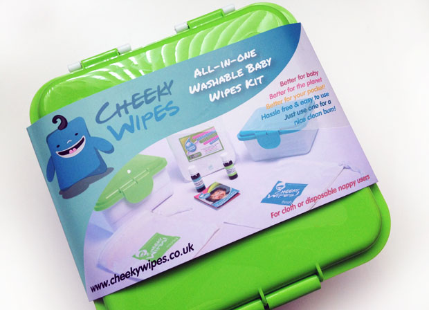 Cheeky Wipes - 25 Washable Cotton Terry Cloth Wipes, 15x15cm White