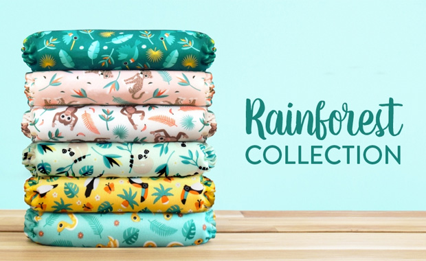 #ClothNappyMonday - Bambino Mio's New Rainforest Collection A Mum Reviews