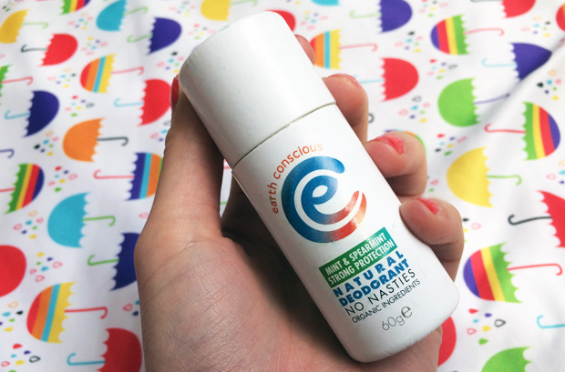 Earth Conscious Natural Deodorant Stick Review - Mint Strong Protection A Mum Reviews