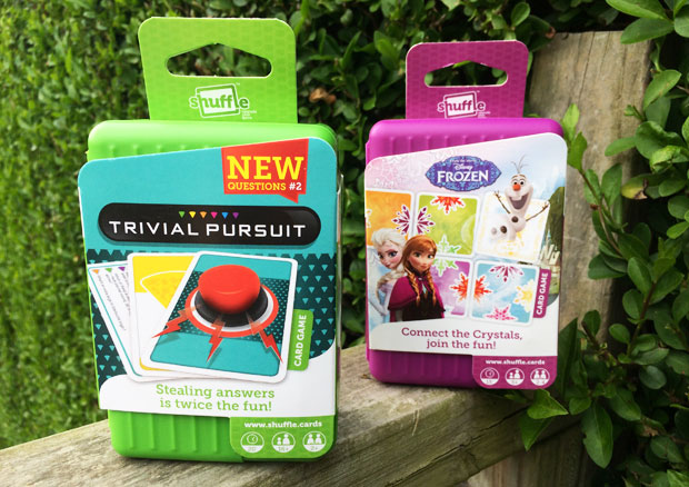 Shuffle Card Games Review | Trivial Pursuit & Frozen A Mum Reviews