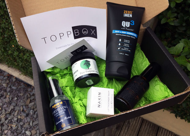 August 2018 TOPPBOX Men’s Grooming & Skincare Subscription A Mum Reviews