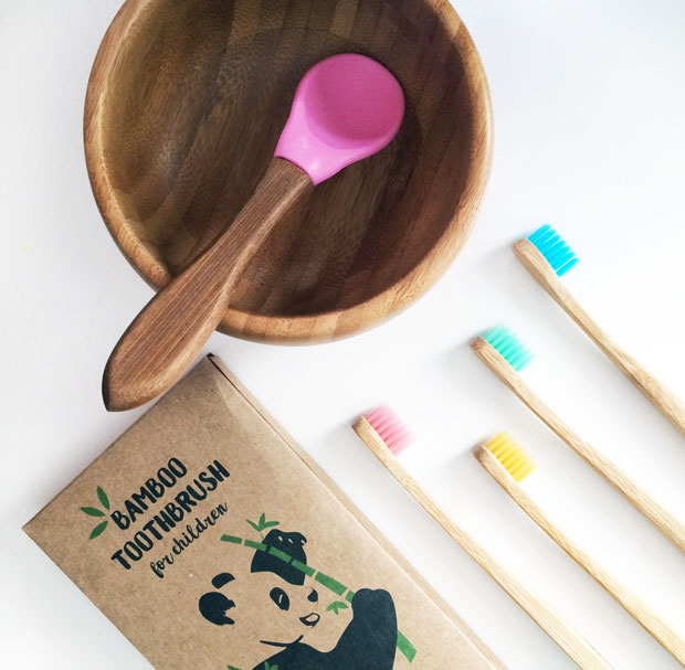 Onco Baby Bamboo Children's Toothbrushes + Bowl & Spoon Set A Mum Reviews