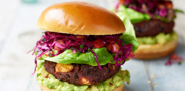 Recipe: Black Bean, Beetroot and Feta Burgers with Mango Slaw A Mum Reviews