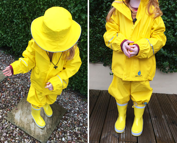 Dry Kids Rain Clothes Sets for Children Review A Mum Reviews