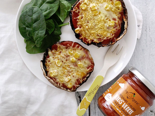 Yummy Family Recipe: Vegan Stuffed Pizza Mushrooms A Mum Reviews