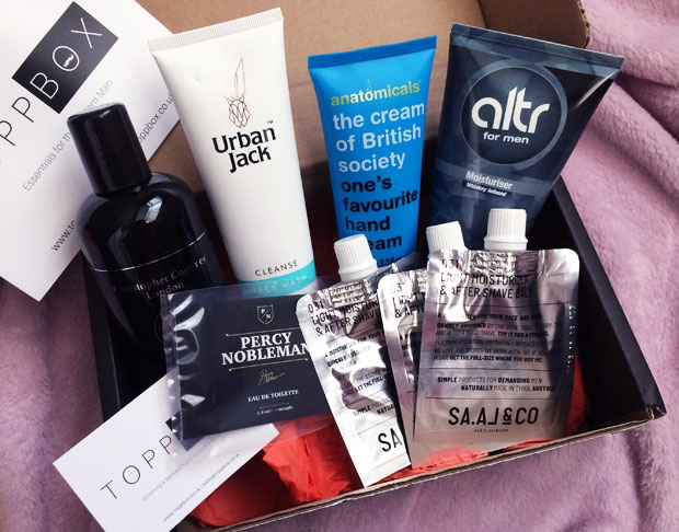 October 2018 TOPPBOX Men’s Grooming & Skincare Subscription A Mum Reviews