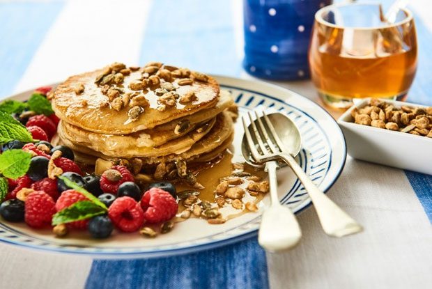 Recipe: Fluffy Pancakes with Honey Seeds and Fresh Berries A Mum Reviews