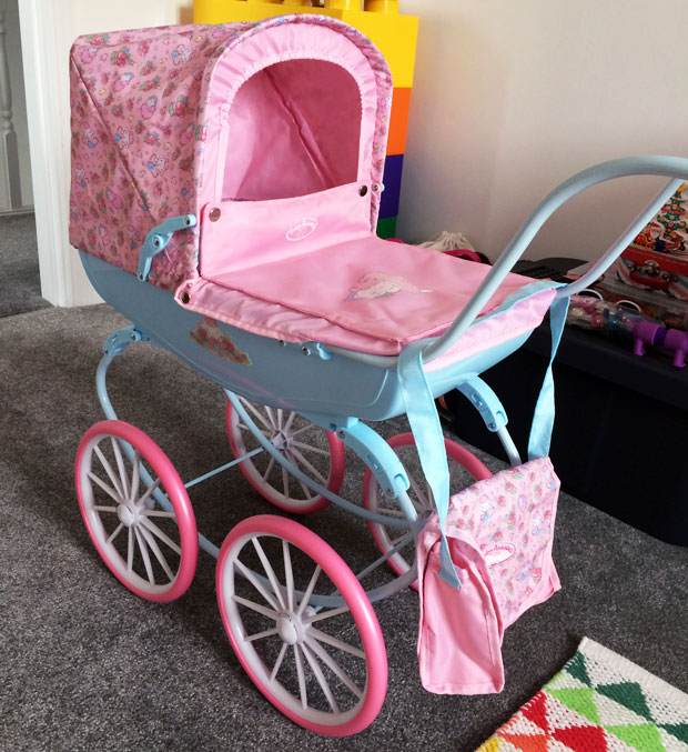 baby annabell dolls carriage pram