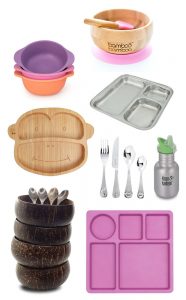 Eco-Friendly Kids' Tableware - Bamboo, Stainless Steel & Coconut A Mum Reviews
