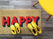 Leave Negative Thoughts at the Door with a Happy Doormat A Mum Reviews