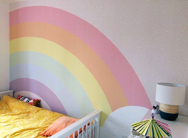 MuralsWallpaper.com Rainbow Wallpaper Review - A Mum Reviews