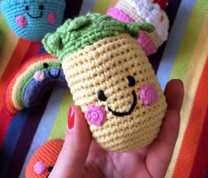 Pebble Friendly Food Crocheted Baby Rattles from BestYears.co.uk A Mum Reviews