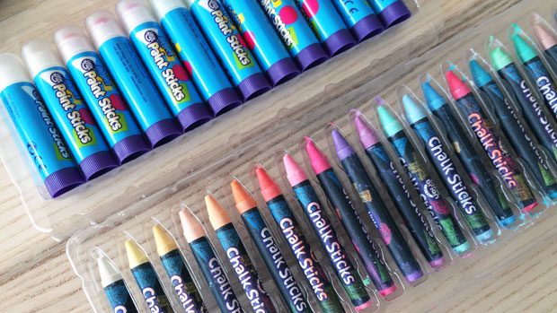 Little Brian Paint Sticks Review - Mini Paint Sticks & Chalk Sticks A Mum Reviews