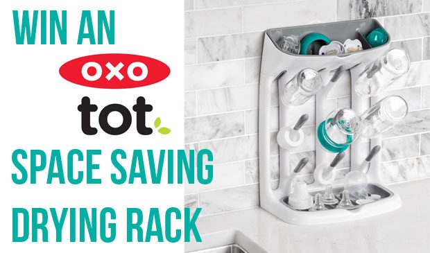 OXO Tot Space Saving Drying Rack - Grey