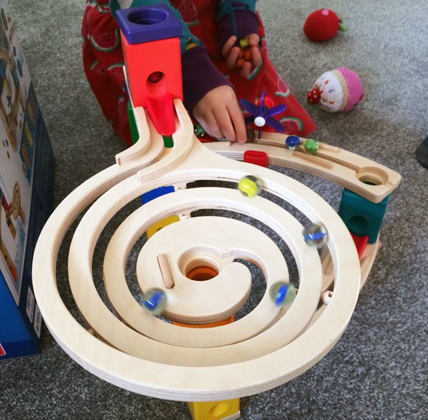Wicked Uncle Toys Review – Quadrilla Wooden Marble Run Review A Mum Reviews