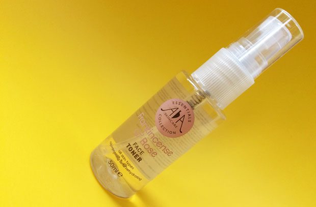 AA Skincare Travel Size Frankincense & Rose Toner Review A Mum Reviews