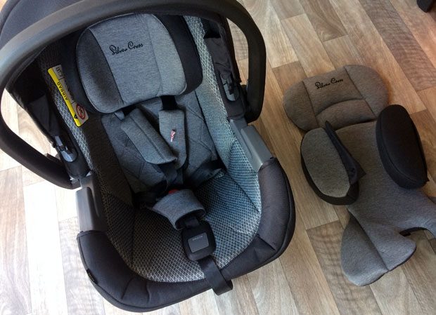 Newborn in silver cross car seat best sale