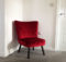 Sloane & Sons Cocktail Chair Melina Red Velvet A Mum Reviews