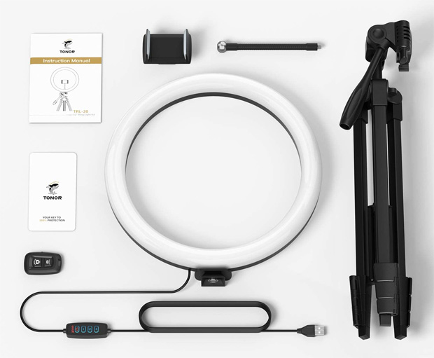 TONOR 12 inch Ring Light Tripod for Smartphones Review
