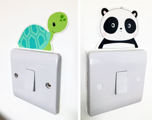  Kids Light Switch Character Stickers