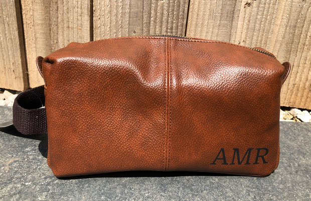 Personalised Vintage Style Wash Bag 