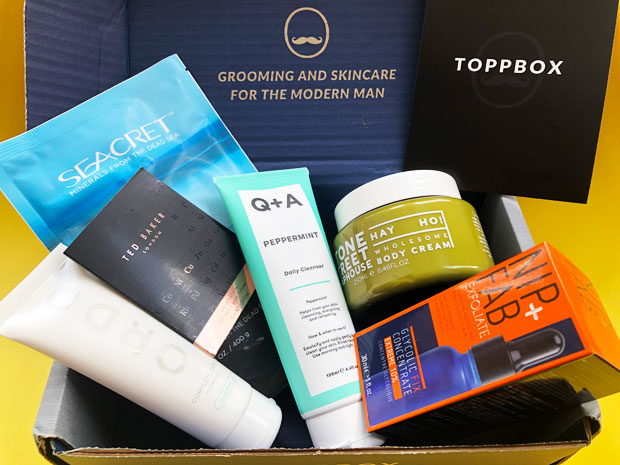 May 2021 TOPPBOX Men’s Grooming & Skincare Subscription