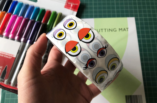 Eye Stickers Tape Roll