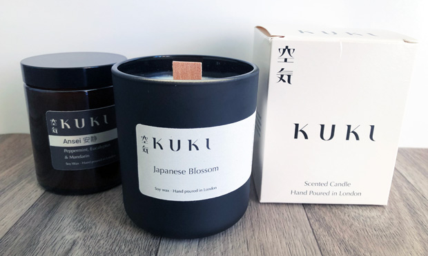 Kuki Candles with Japanese Inspired Scents