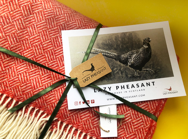 Lazy Pheasant Luxury Merino Wool Throw | A Lovely Gift Idea!