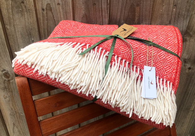Lazy Pheasant Luxury Merino Wool Throw | A Lovely Gift Idea!