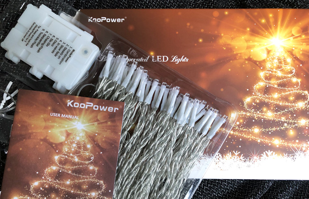 koopower waterproof battery fairy lights