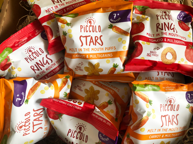 Multigrain Tomato Ring Puffs & Carrot Star Multigrain Puffs from Piccolo A Mum Reviews