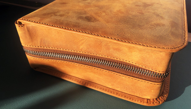 Leather Zippered 40 Slots Pen Case from Galen Leather Review A Mum Reviews