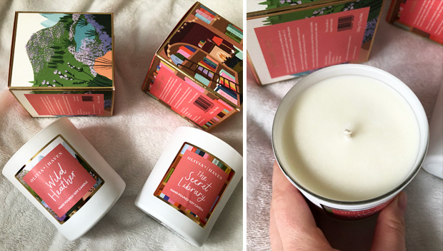 Candles with a Story from Olivia's Haven