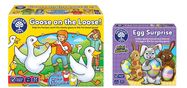 Fun New Games from Orchard Toys for Sugar Free Easter Fun