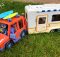 Bluey's Caravan Adventures & Bluey Heeler Cruiser Family Vehicle Playsets
