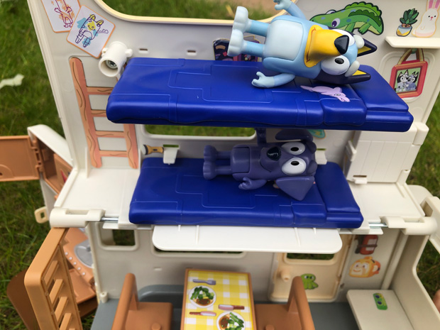 Bluey's Caravan Adventures & Bluey Heeler Cruiser Family Vehicle Playsets