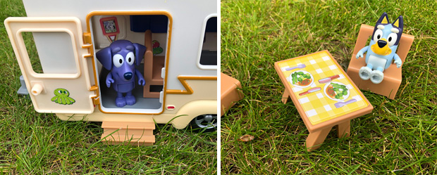 Bluey's Caravan Adventures Playset with Jean Luc Accessories