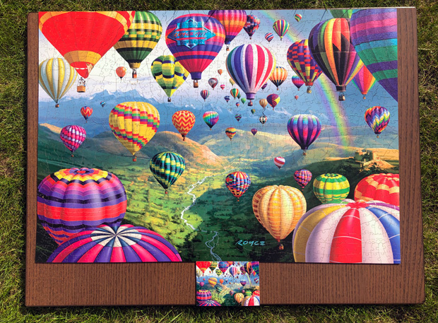 Sky Roads 1000-Piece Wooden Jigsaw Puzzle from Wentworth Wooden Puzzles